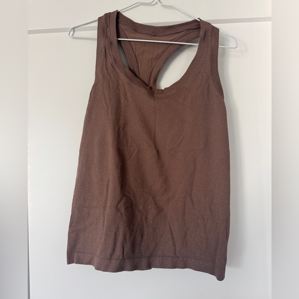 Athleta Chocolate Brown Tank Top